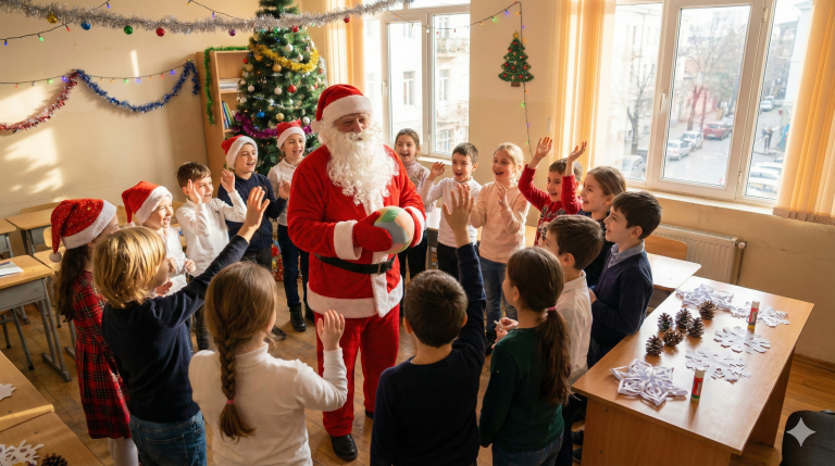 საახალწლო ზეიმი სკოლაში: 7 კრეატიული იდეა, რომელიც ბავშვებს მოწყენის საშუალებას არ მისცემს